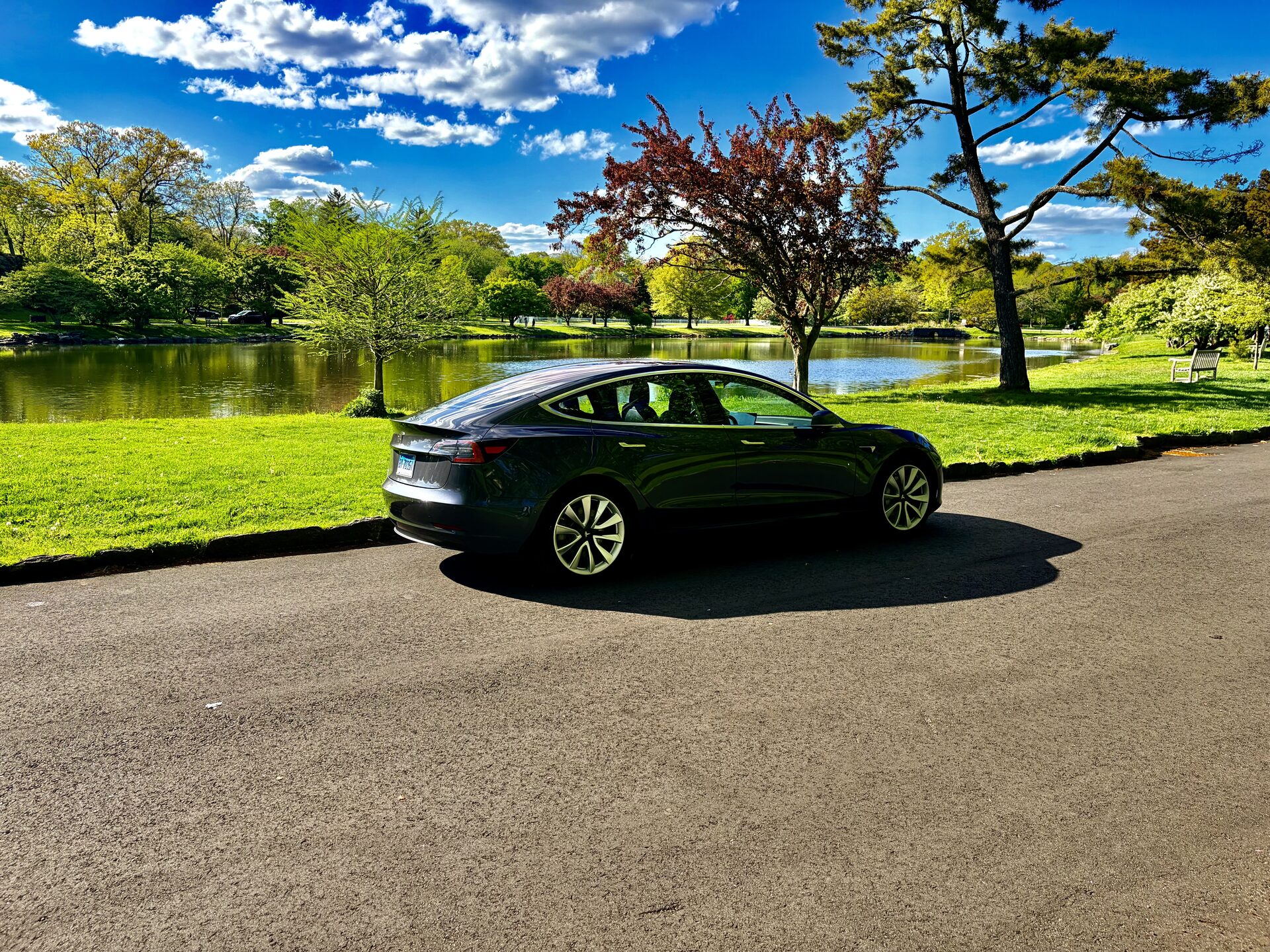 Tesla Model 3 — coastal Maine road-trip ready